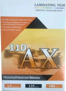 طلق پرس A3 براق ax110 (125 میکرون)