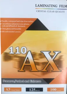 طلق پرس A5 براق ax110 (125 میکرون)