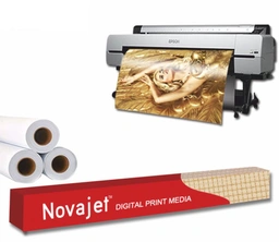 رول کاغذ کوتد NovaJet 160 گرم عرض 106 سانتی متر 30 متری