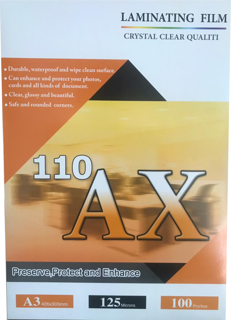 طلق پرس A3 براق ax110 (125 میکرون)